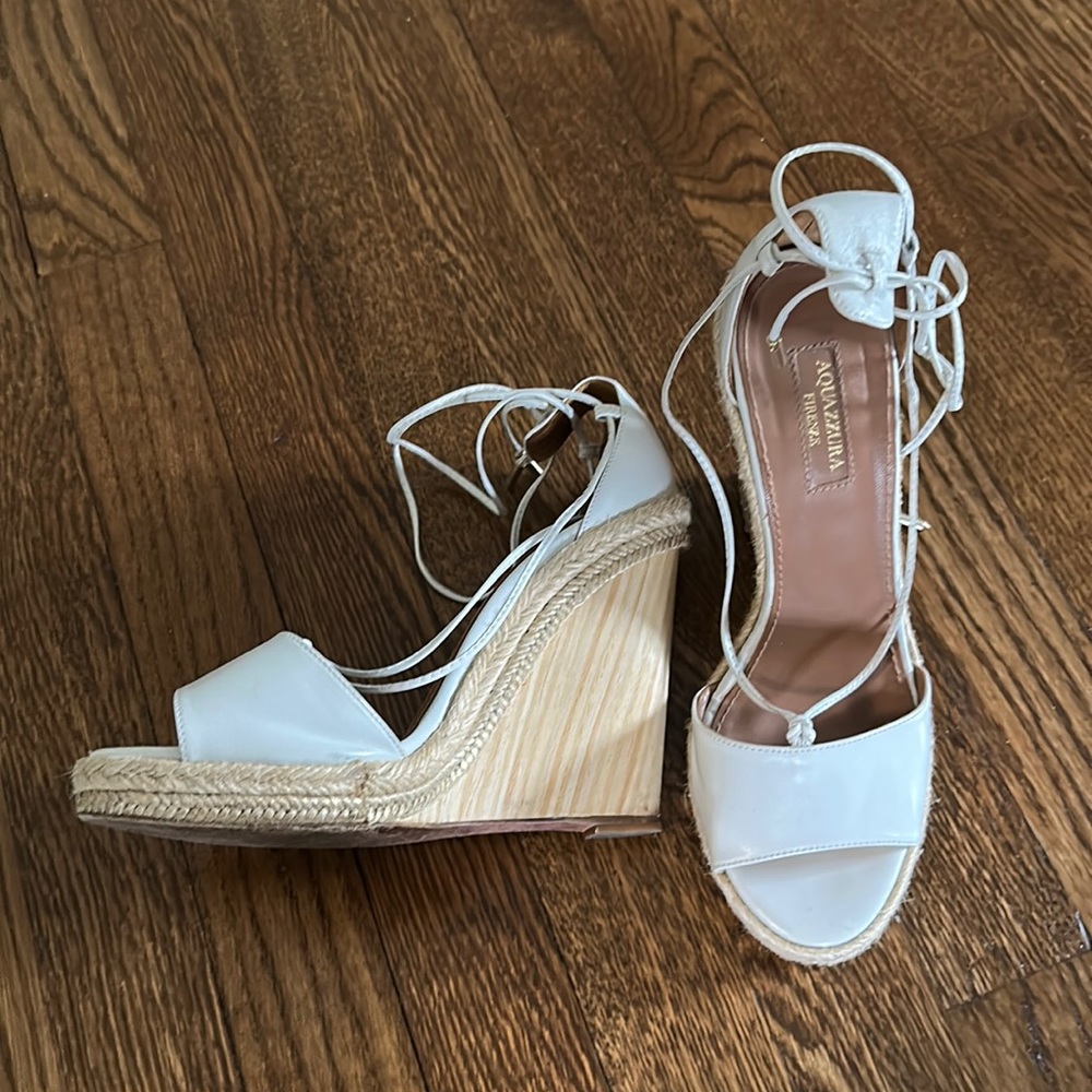Aquazzura wedges size 37.5
